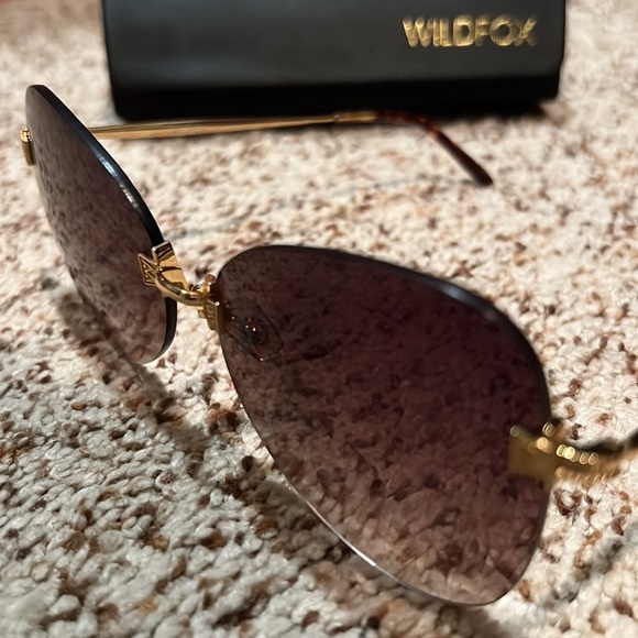 Wildfox Sunglasses with Heart-Shaped Case